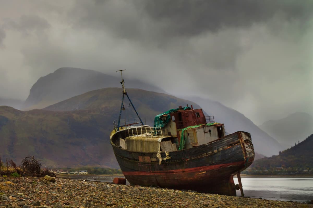 imagem do navio britanico