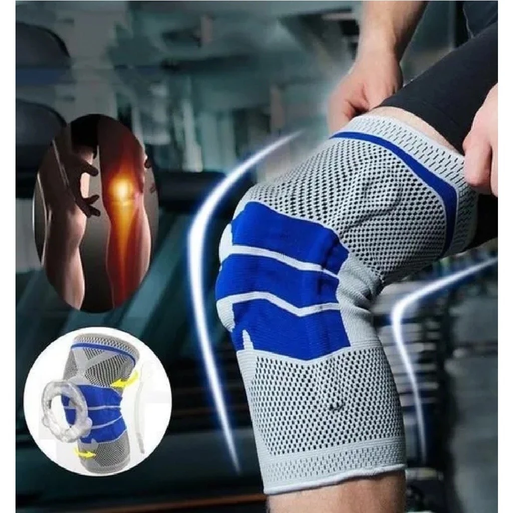 Joelheira De Pressão Pro Gel 3d Proteção Contra Impacto Esporte